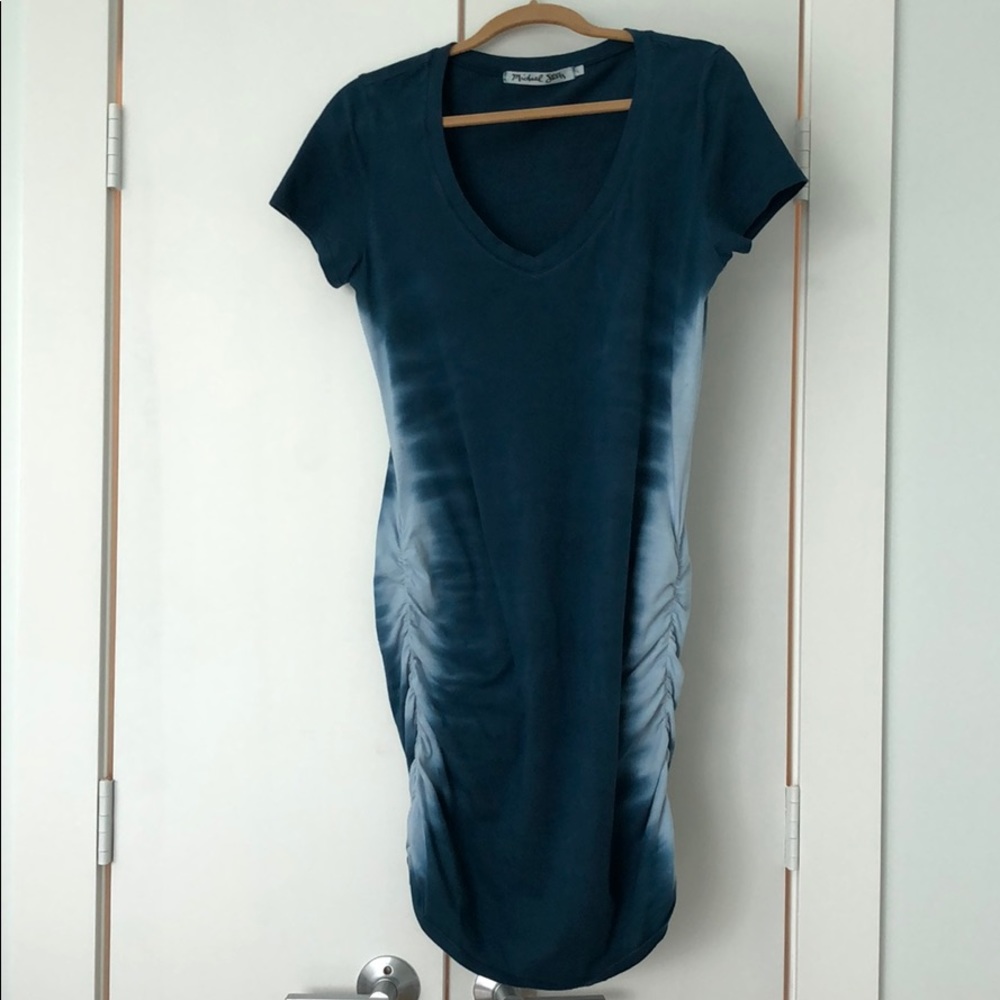 Tye-die t-shirt dress by Michael Stars